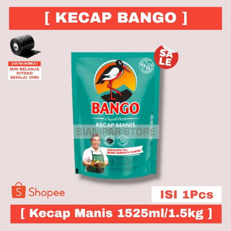 

BANGO KECAP MANIS REFILL PCH 1525/1.5kg