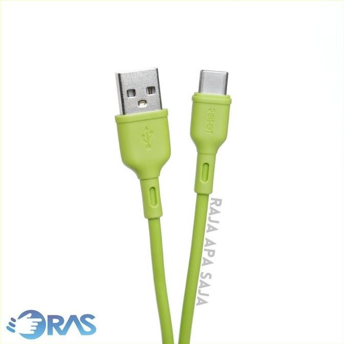 Kabel Data Charger Type C Robot Fast Charging Casan Tipe C Tepsi Ori