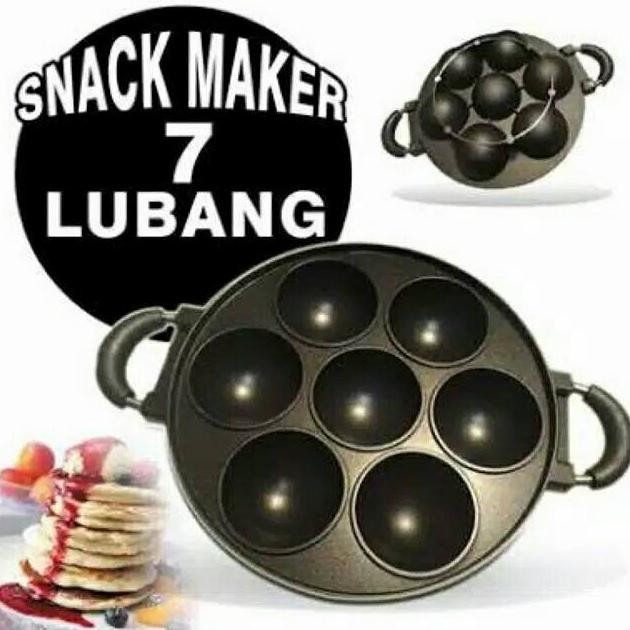 Cetakan Kue Serabi /Surabi / Apem 7 Lubang Cekung Happy Call
