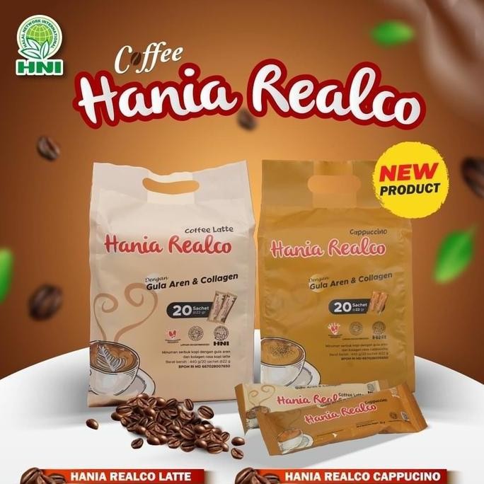 

Sale Hania Realco Latte / Cappucino Isi 10 - Minuman Serbuk Kopi Dengan Gula Aren Dan Kolagen - Instan, Bubuk, Coffee