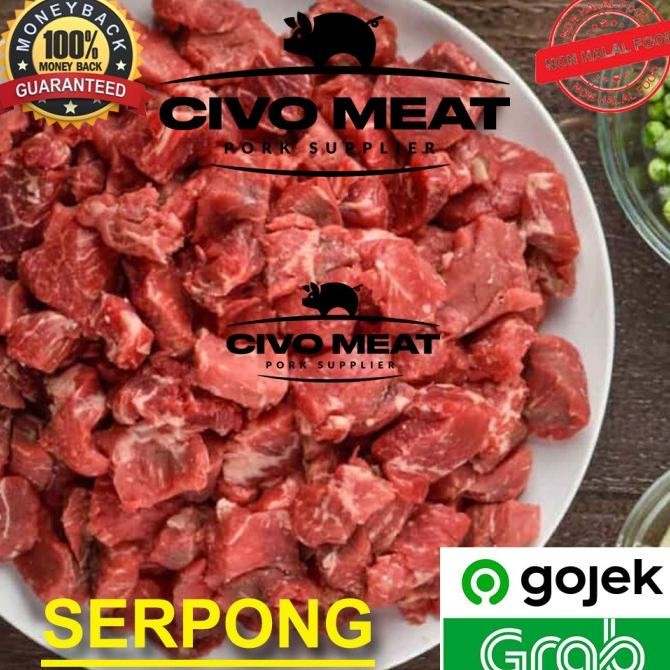 

Murah Kapsim Babi Potong Babi Kecap / Dadu 500Gr