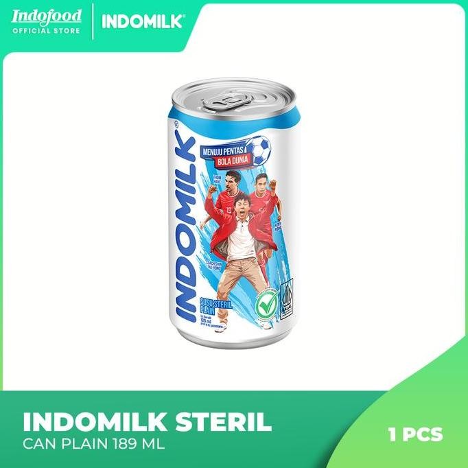 

Sale 1 Ctn - Indomilk Steril Can Plain 189 Ml