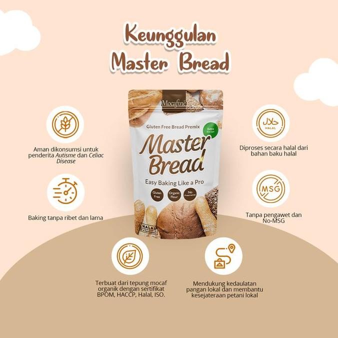 

Promo Bundling Sehat A (1 Pcs Master Bread Flour + 1 Gula Singkong Garva) - Gluten Free - Tepung Roti - Gula Rendah Kalori