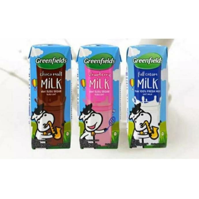 

greenfields uht @125ml(1dus 40pcs)all variant