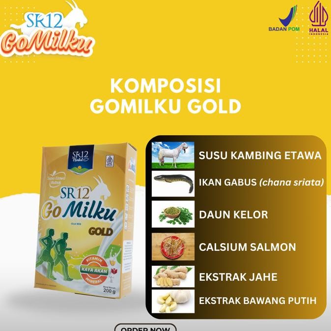 

Promo Gomilku Gold Sr12 Paket 3 Box Paket Tulang Sendi Sehat Susu Kambing Etawa Terbaik