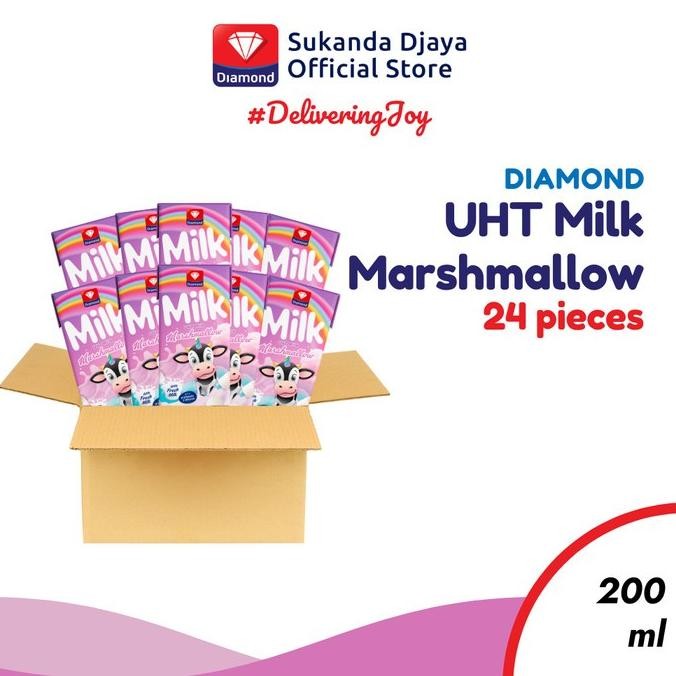 

Promo Diamond Milk Susu Uht Marshmallow 200 Ml 1 Karton