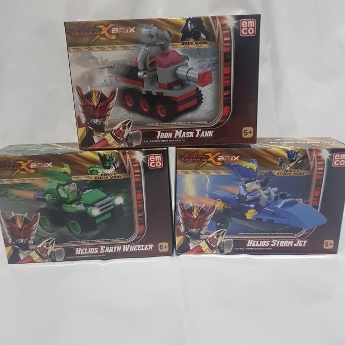 Emco Bima X Brix Helios Kranion Iron lego bricks fullset