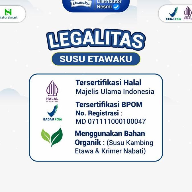 

Grosir Etawaku Paket 2 Box - Minuman Susu Kambing Etawa Rendah Gula Rendah Lemak Bahan Dairy Milk Bubuk