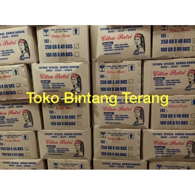 

Sale Tepung Bumbu Serbaguna Citra Putri 250 Gr Gram X 40 Bks 1 Dus Karton
