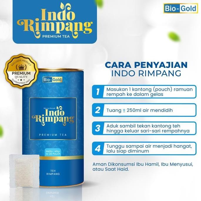 

Murah Teh Indo Rimpang Bio Gold Premium Tea Bpom - Minuman Jsr - Kunyit Sereh Jahe Lengkuas Dan Jeruk Nipis