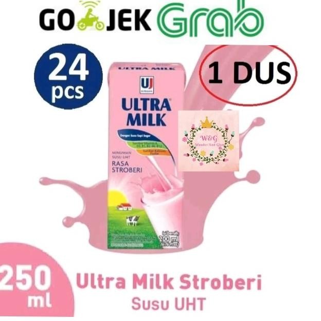 

Sale Susu Ultra 250Ml Full Cream / Susu Ultra 250Ml Stroberi