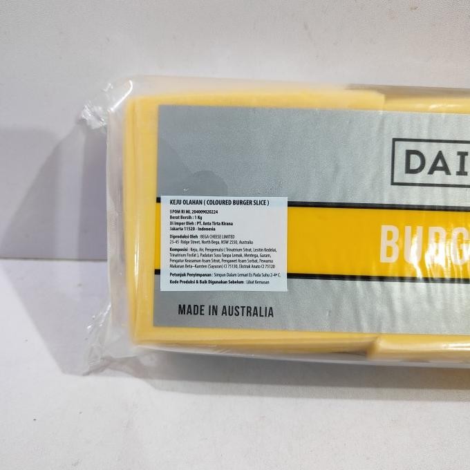

Sale Dairymont Red Cheddar 1Kg (84Slices) - Burger Slice 65% Keju Lembaran Australia Cheese Sandwich Hotdog