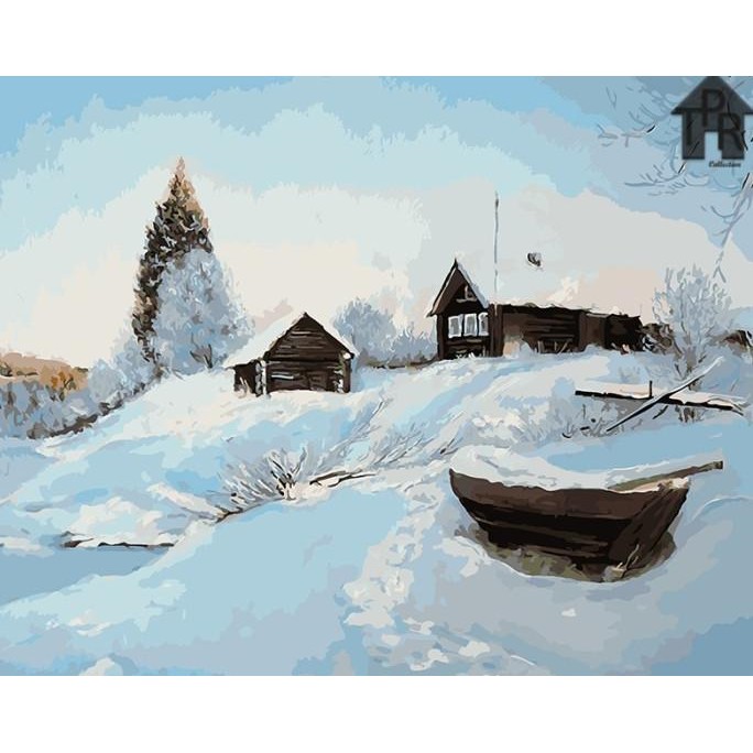 

DIY - Set Melukis / painting by number kit - NATURE 40x50cm. part-2
