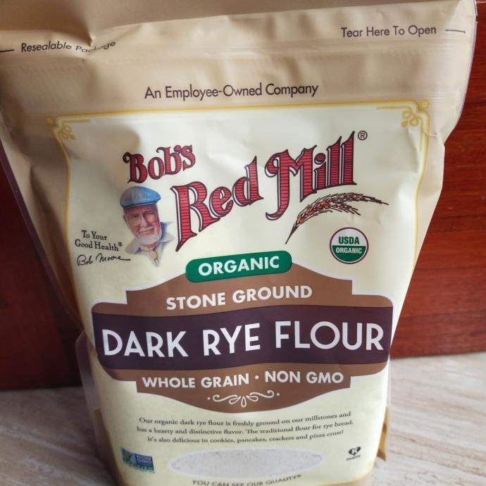

Sale Bob Red Mill Organic Stone Ground Dark Rye Flour Whole Grain 567Gr