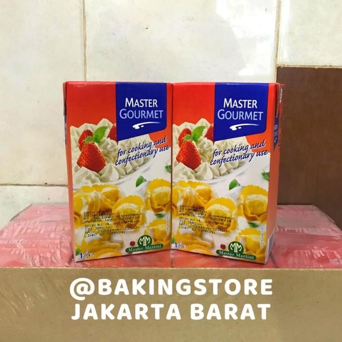 

Sale [Karton] Cooking Cream Master Gourmet 12 X 1L | Krim Masak Whipping Cream Master Martini 1 Liter