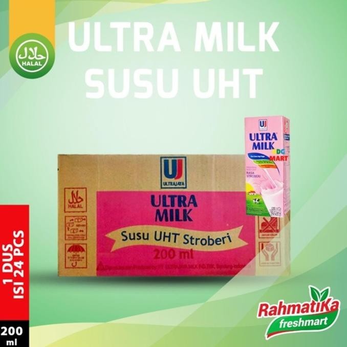 

Murah Ultra Milk Susu Uht 1 Dus (Isi 24 X 200Ml)