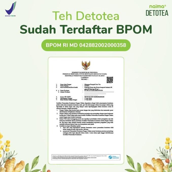 

Promo [Deto Tea] 3 Teh Rempah Herbal Jahe Teh Hijau Daun Kelor Alami - Tanpa Pengawet (Bpom Ri Md 04288200200035)
