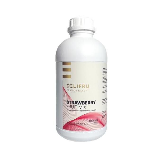 

Murah Delifru Strawberry Fruit Mix Puree - Puree Stroberi 1 Kg