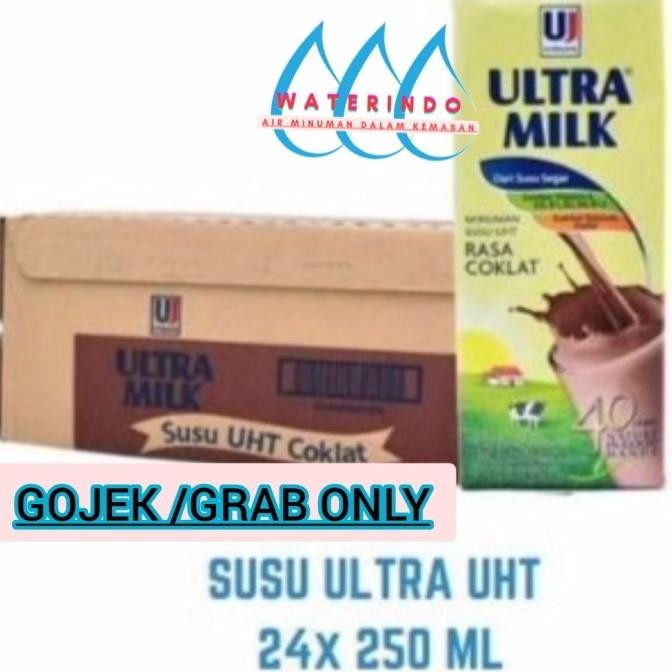 

Grosir Susu Ultra Coklat Kotak 250 Ml X 24 Kotak (Khusus Gojek Atau Grab Only)