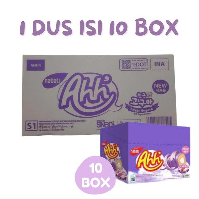 

Promo Nabati Ahh Korean Goguma (4Gr) 1 Dus Isi 10 Box Cemilan