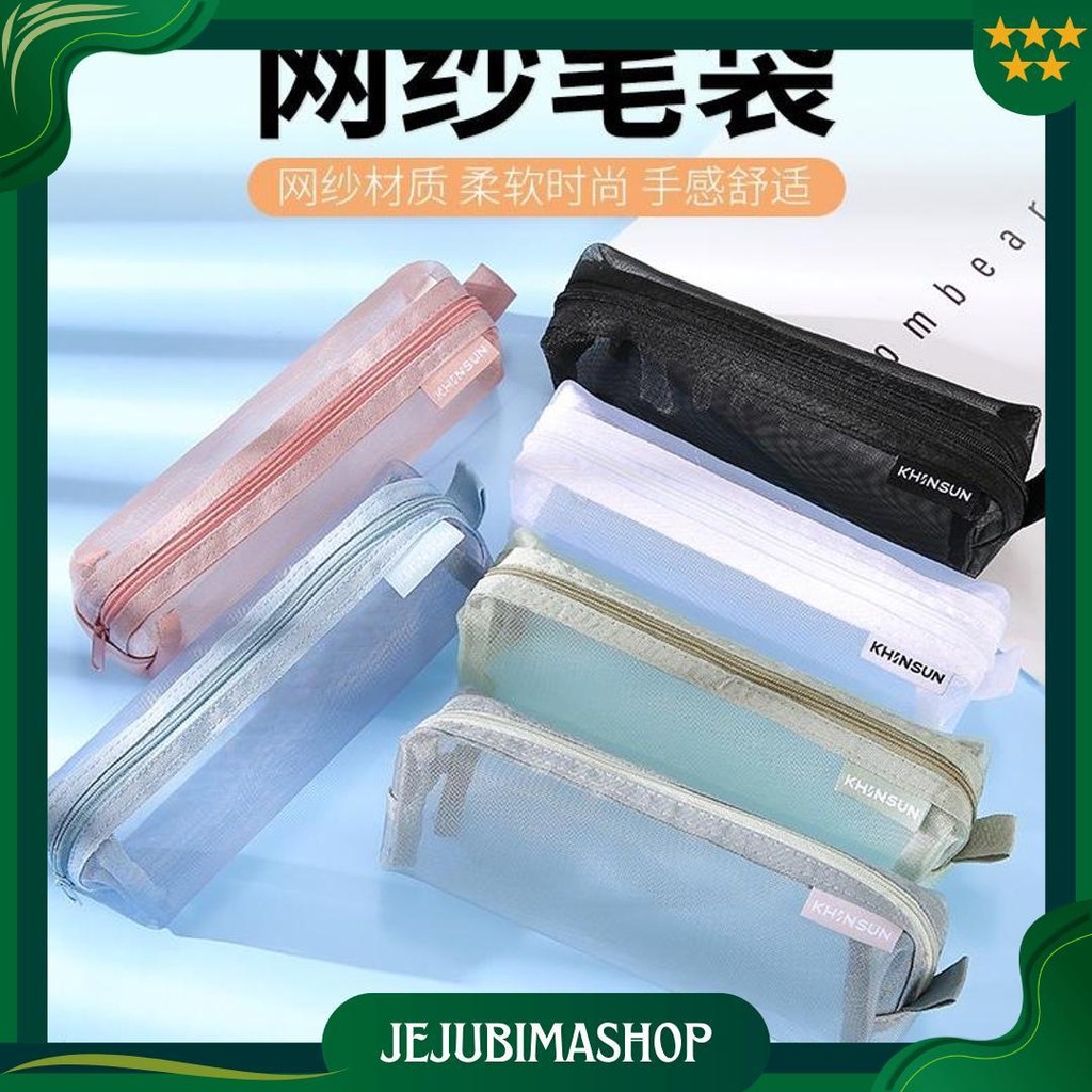 

Kotak Pensil Korea Pouch/ Tempat Pensil Transparant Simple Bening/Pencil Case Lucu Promo 4.4