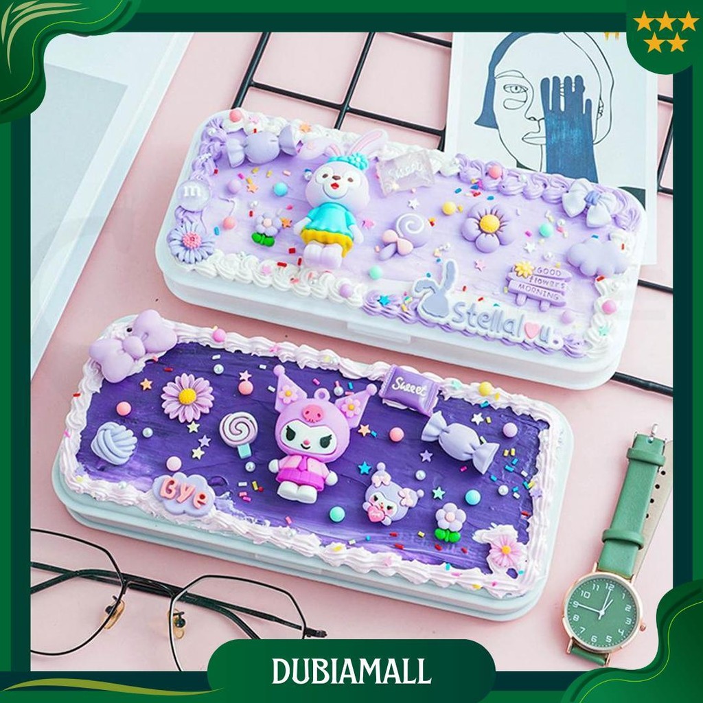 

Lakoe Diy Tempat Pensil Lucu Deco Cream Clay Kotak Pensil Anak Mendekor Pencilcase Kotak Alat Tulis Promo Puncak