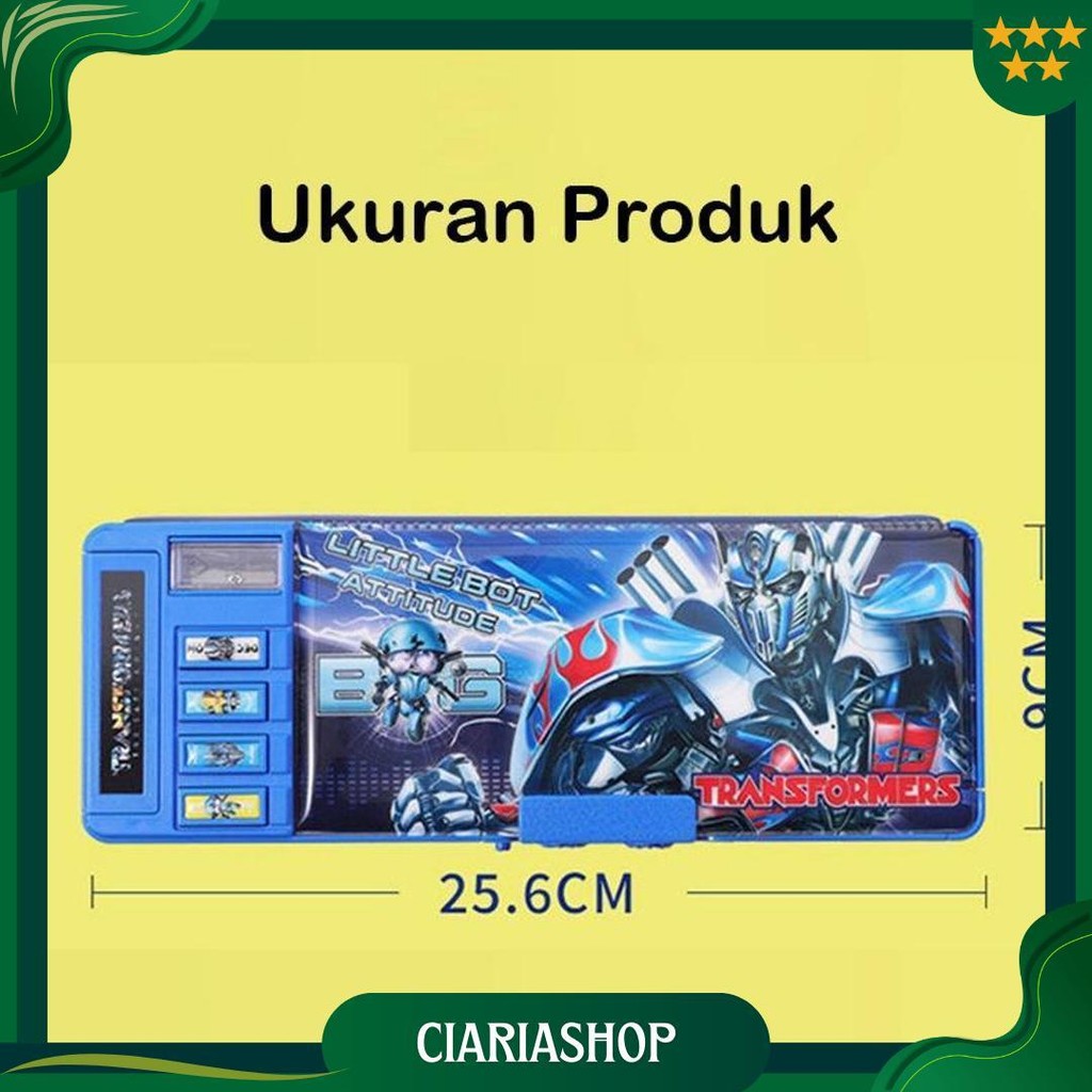 

Transformer Password Pencil Case Anak Kode Sandi Kunci Kombinasi Tombol Multifungsi Tempat Pensil Dua Sisi Tahan Air Dengan Rautan Pensil Tempat Pensil Berkapasitas Besar Promo Puncak