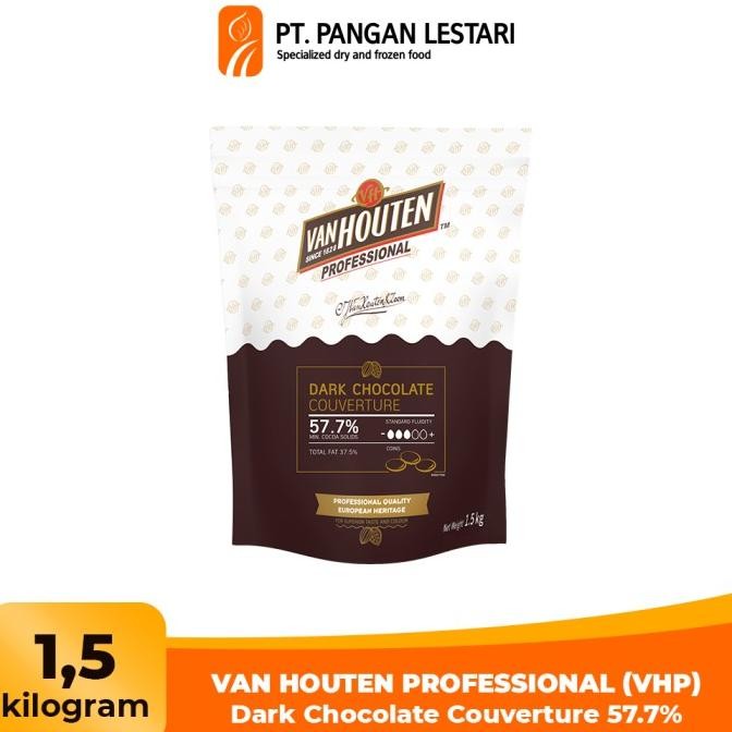 

Grosir Van Houten Professional (Vhp) Dark Chocolate Couverture 57,7% 1,5 Kg