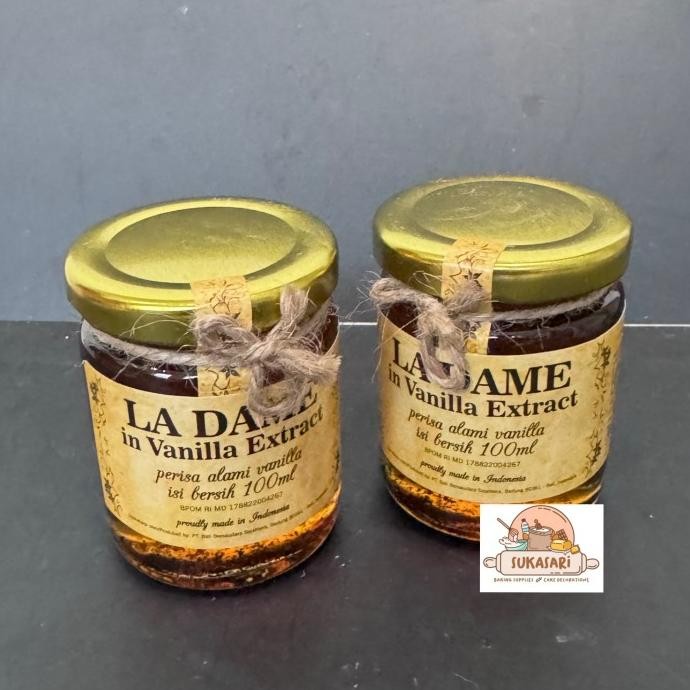 

Murah La Dame Vanilla Extract 100 Ml Perisa Alami Vanilla Vanilli Extract Halal