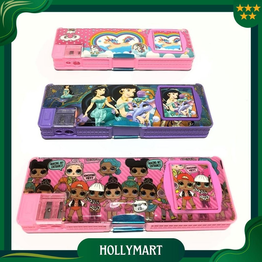 

Harga Grosir ( 1Pcs ) Kotak Pensil Motif +Kalkulator Dan Serutan Pensil Promo