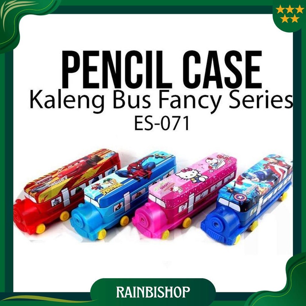 

Tempat Pensil Mobil Bis Tepak Pensil Susun Sale