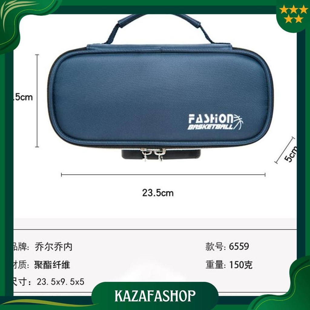 

Tempat Pensil Bahan Kapasitas Besar Dengan Resleting Dengan Kunci Kombinasi A967 Ori