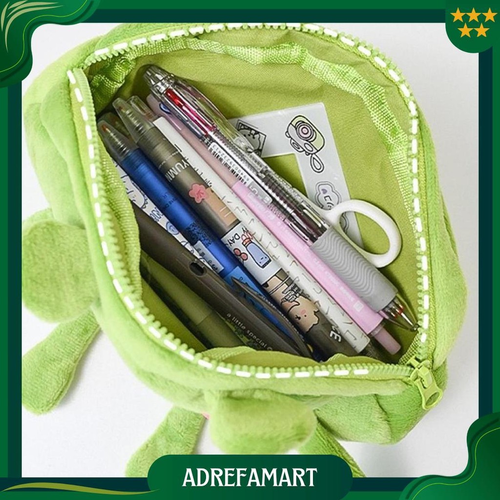 

ReadyTas Pensil Mewah Kotak Pena Mulut Sosis Kotak Pensil Hijau Tas Pensil Mewah Katak Pencil Cases Lucu Tas Pensil Penyimpanan Tas Pensil Baru Tas Pensil Pelajar Cases Large Capacity Pen Bag Student Stationery Organizer School Supplies Ori