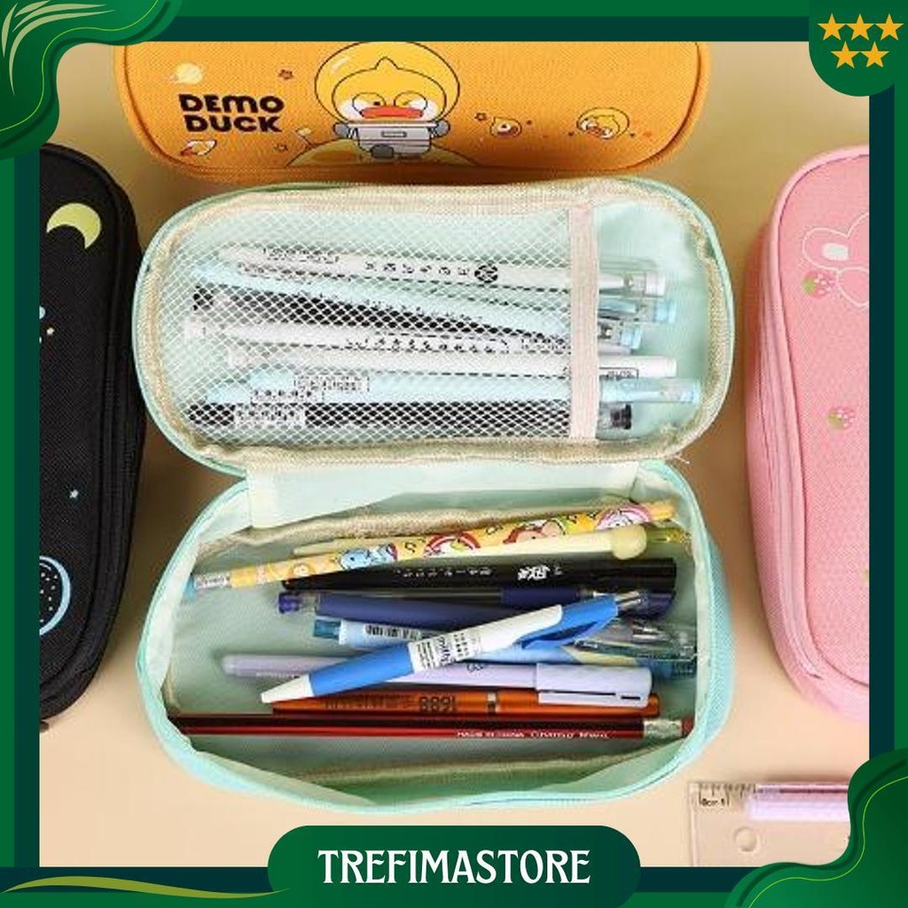 

Peachs - S5832 Tempat Pensil Resleting Lucu / Pencil Case Cartoon / Tempat Pensil Model Terbaru / Kotak Alat Tulis Korea Motif Lucu Ori