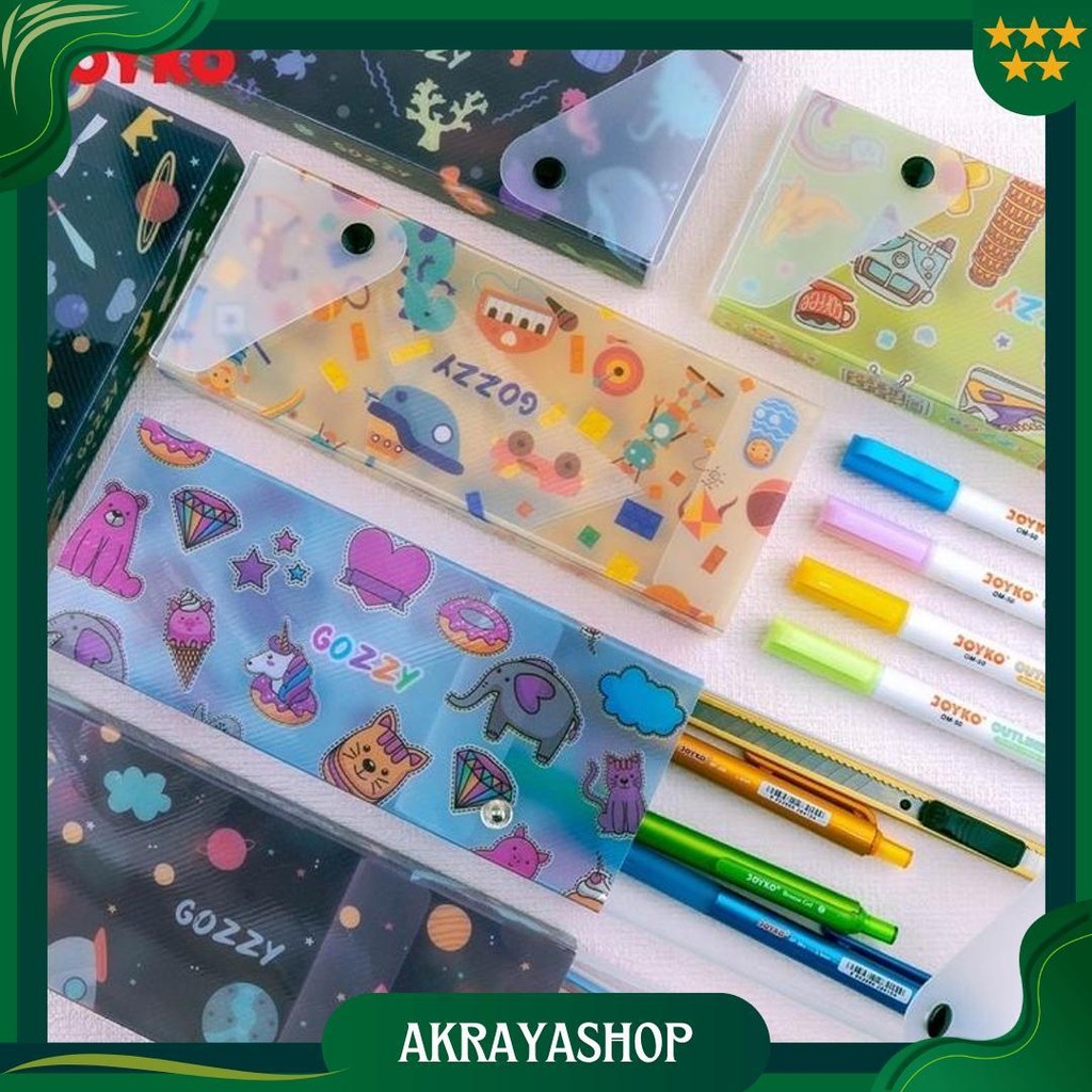 

Kotak Pensil Joyko Pastel/Fruitzy/Gozzy Cod