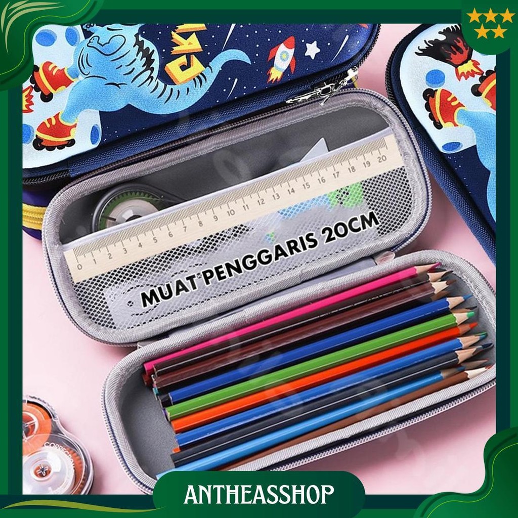 

Aimilo - Tempat Pensil Aesthetic 3D Tempat Pensil Anak Laki Laki Waterproof Kotak Pensil Anak Perempuan Alat Tulis Sekolah Ori