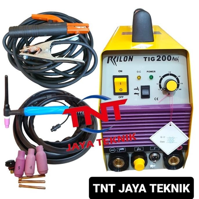 Grosir Rilon Tig 200 A Mesin Las Argon Rilon Tig 200A / Trafo Las Argon Rilon Tig 200 A