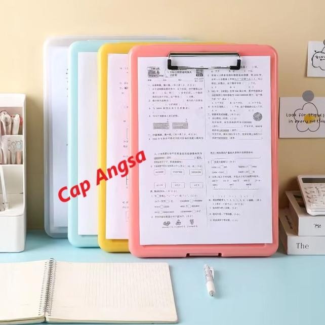 

Papan Jalan Clipboard Ala Erta A4 Plati With Torage Bo Papan Lip Ujian 2 In 1 Tempat Yimpanan Erta