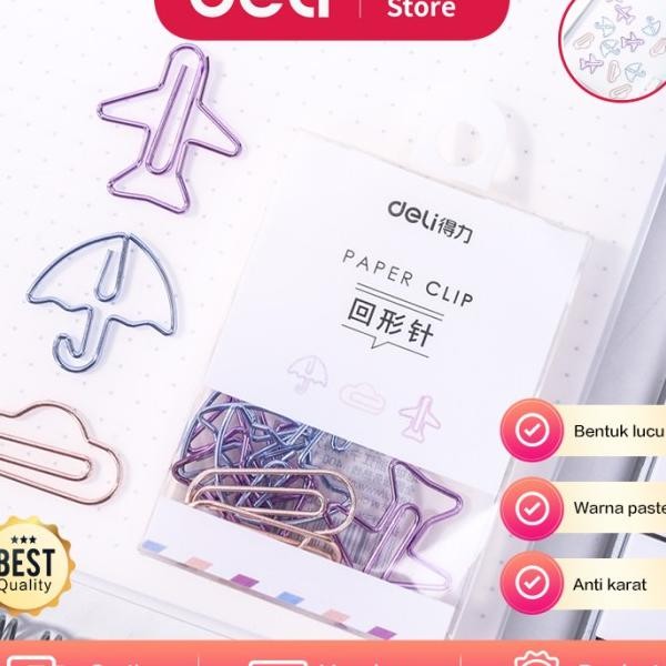 

Deli R Clip Jepit Lip Erta Bentu Lucu Warnawarni 0055