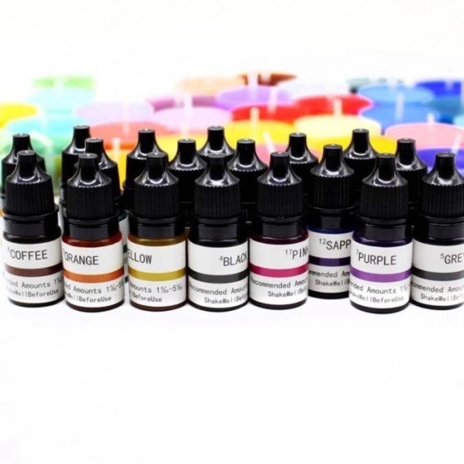 

Sale [500Ml] Candle Dye Liquid Pewarna Lilin Cair Pewarna Resin Oil Based