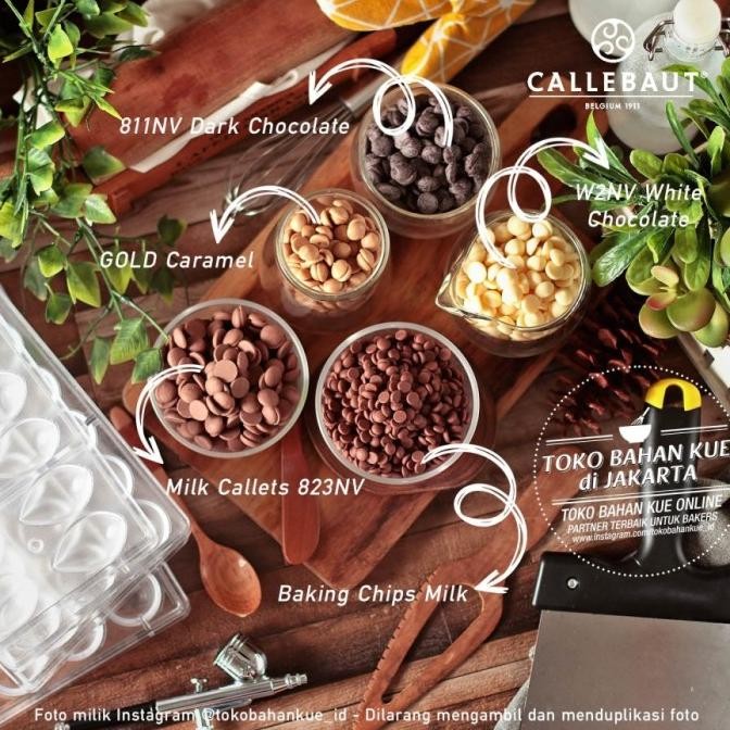 

Murah Callebaut 823 Nv 33,6% 250Gr Milk Chocolate Couverture Cokelat 823Nv