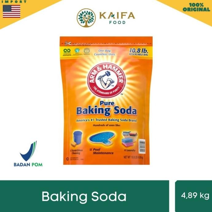 

Grosir Baking Soda Asli Merk Arm & Hammer Pouch 4 Kg