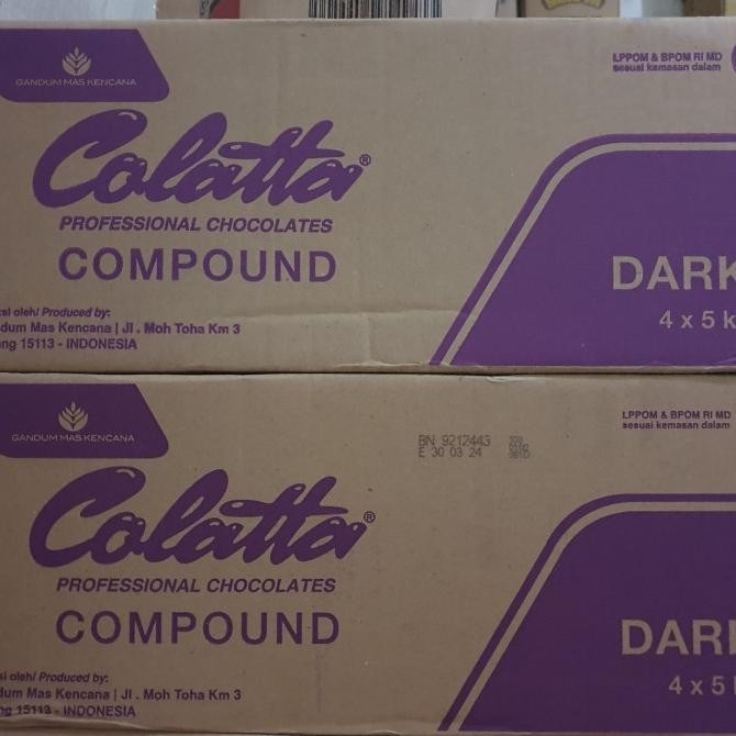 

Grosir Colatta Dark Compound Dus 5Kg X 4 Pcs Kargo