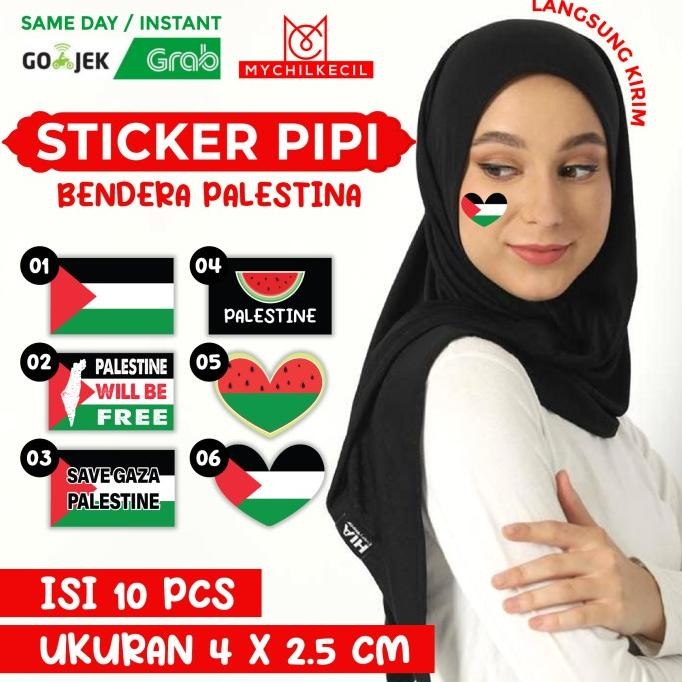 

Promo Terbaru Sticker Pipi Bendera Palestina Palestine Gaza Barang Ready