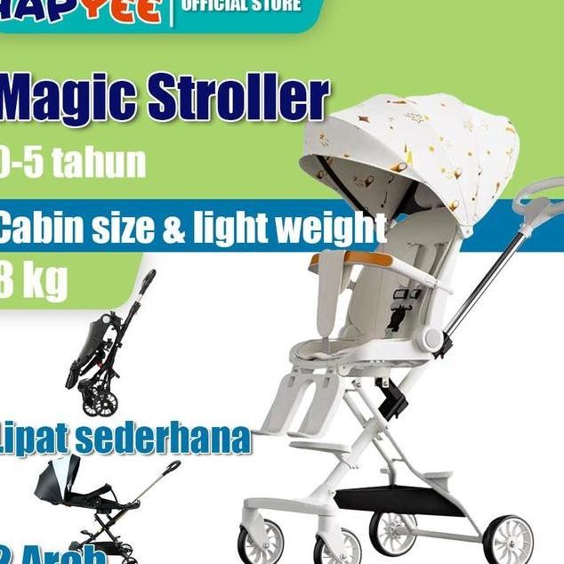 Hapyee Magic Troller Baby Lipat Travelling Dorongan Bayi Troller Children Id