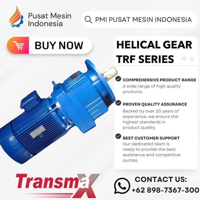Helical Gear Motor Transmax Flange Trf 97 Yda80K4 0.55Kw / 0.75Hp Gear Box Transmax/ Gearbox Dinamo/