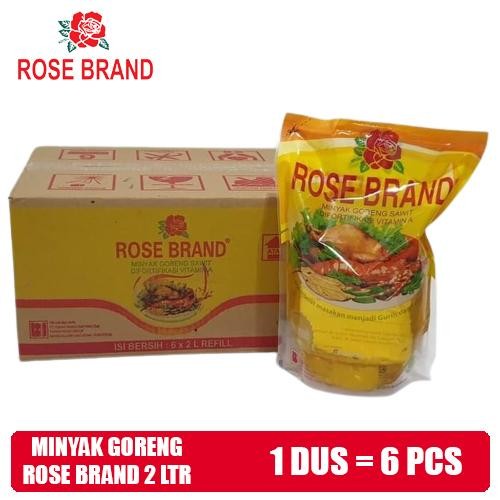 

Minyak Goreng Rose Brand 2 Liter 1 Dus Isi 6 Pcs Terbaru Best Quality Asli 100% Original