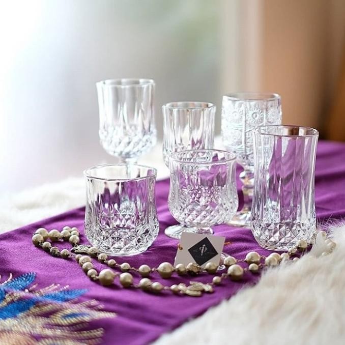 HOT SALE Gelas Kristal Pendek / Gelas Kristal Pendek / Gelas Mewah /Gelas Pesta