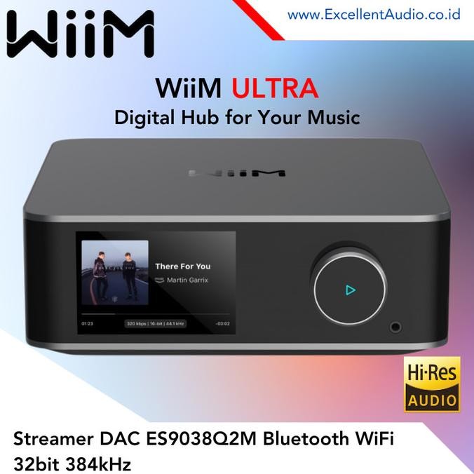 WiiM Ultra Music Streamer & Digital Preamp with Touch Display