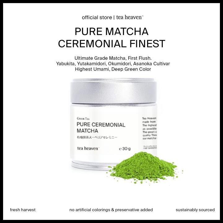 

Tea Heaven Pure Ceremonial Matcha Finest 30Gr Original Best Seller